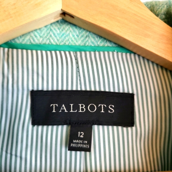 Talbots mint wool jacket size 12 - Picture 5 of 7